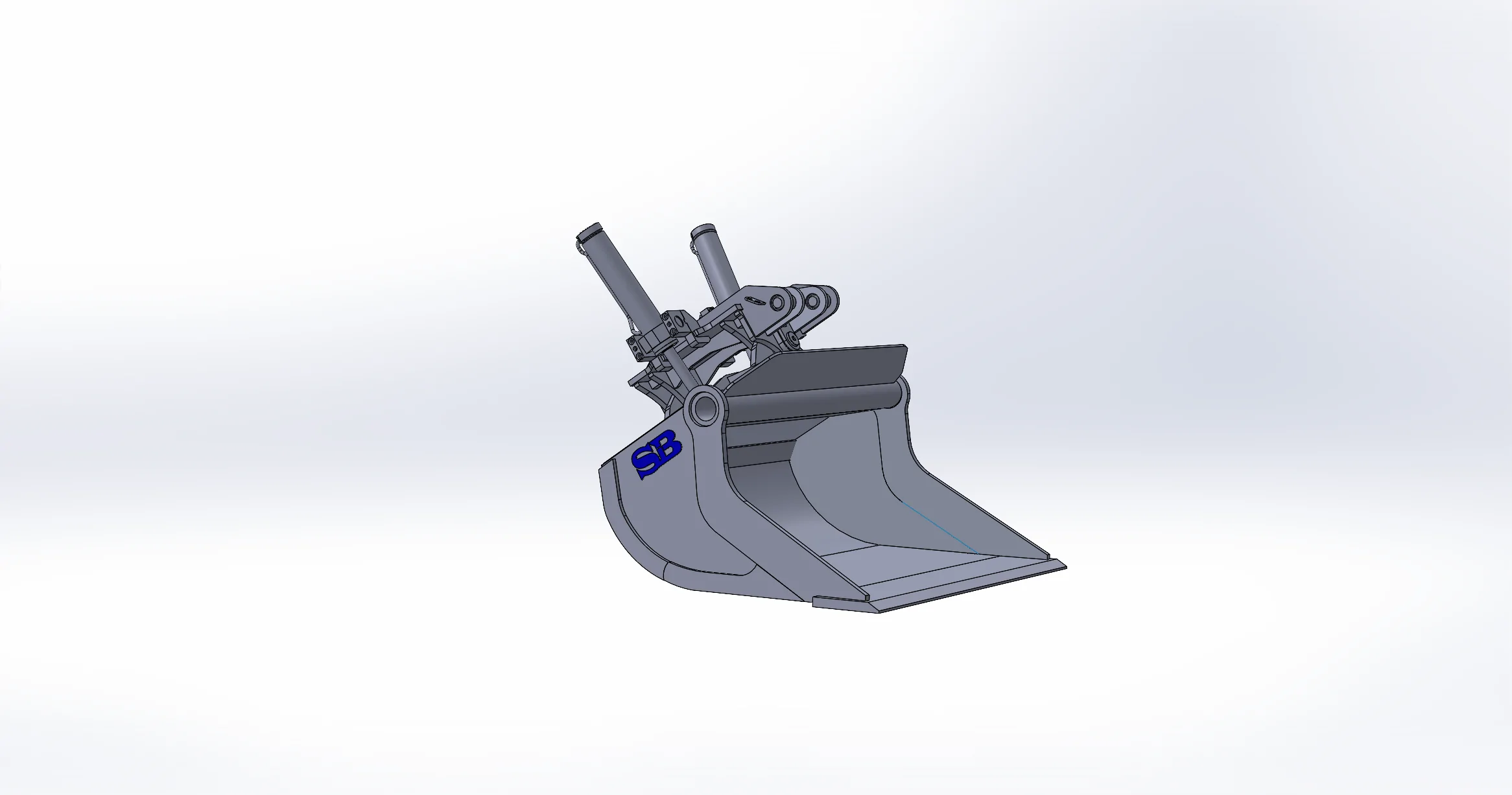 Planeringsskopa Hydrauliska stående
